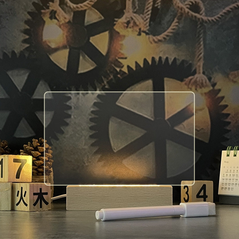Creative Note Board Creative Led Night Light-USB Message Board For Personalized Notes