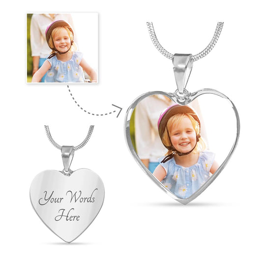 Handwriting necklace, handwriting jewelry, engraved heart necklace, locket with photo, heart locket, couples necklace